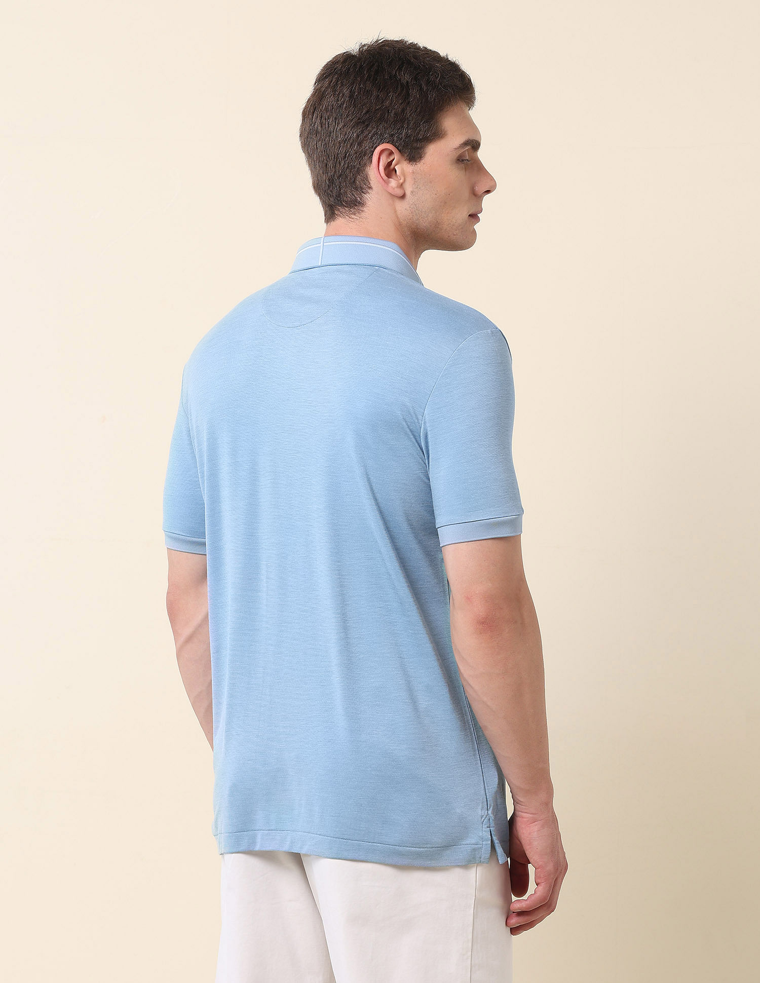 U.S. Polo Assn. Solid Slim Fit Polo Shirt
