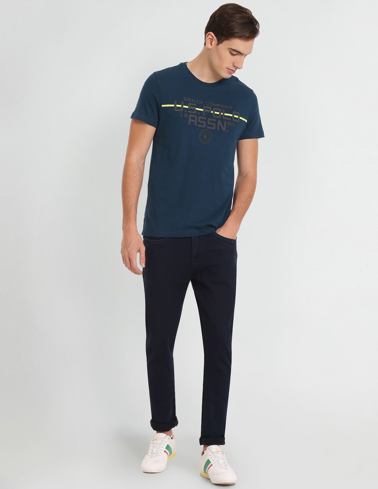 U.S. Polo Assn. Denim Co. Iconic Bold Logo T-Shirt