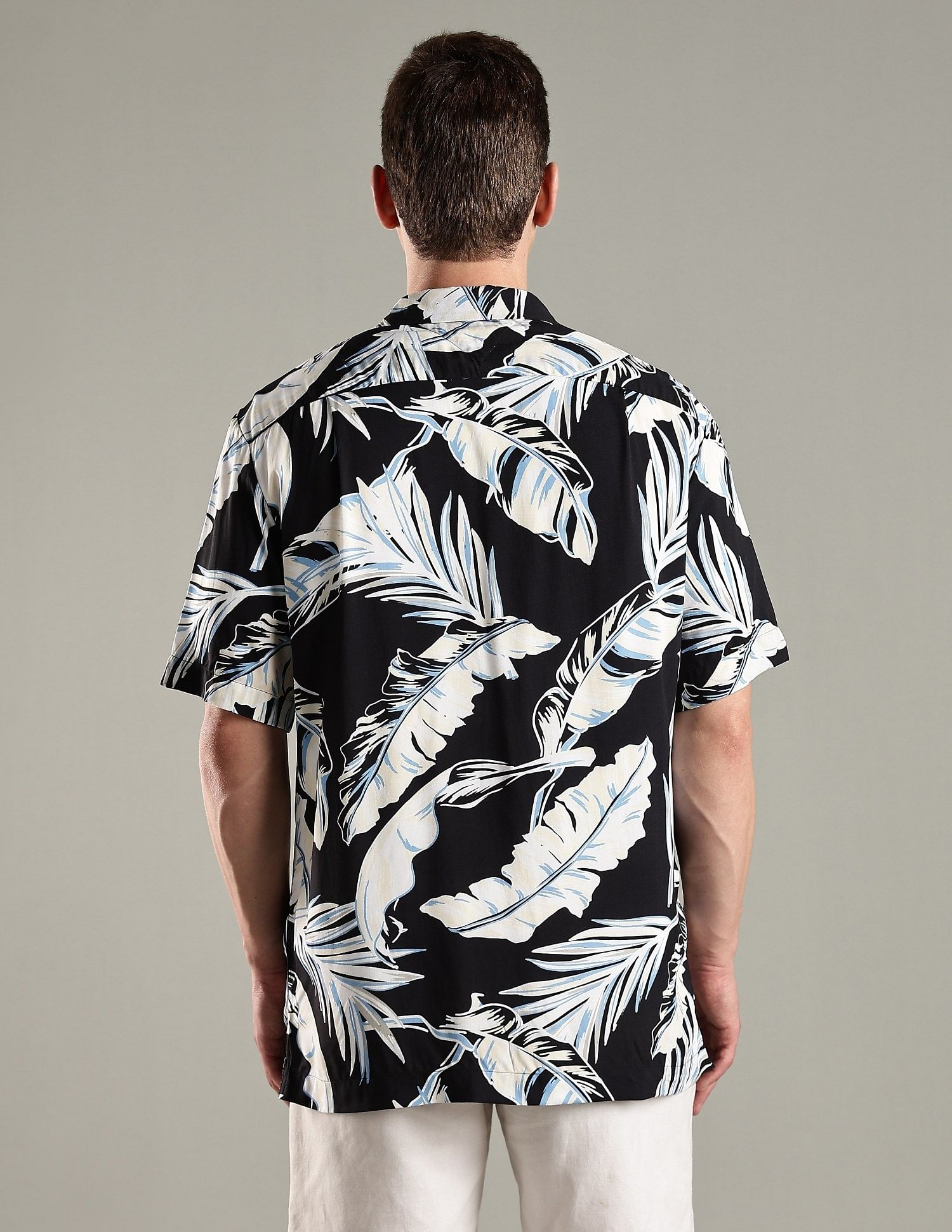 Tommy Hilfiger Printed Regular Fit Viscose Shirt