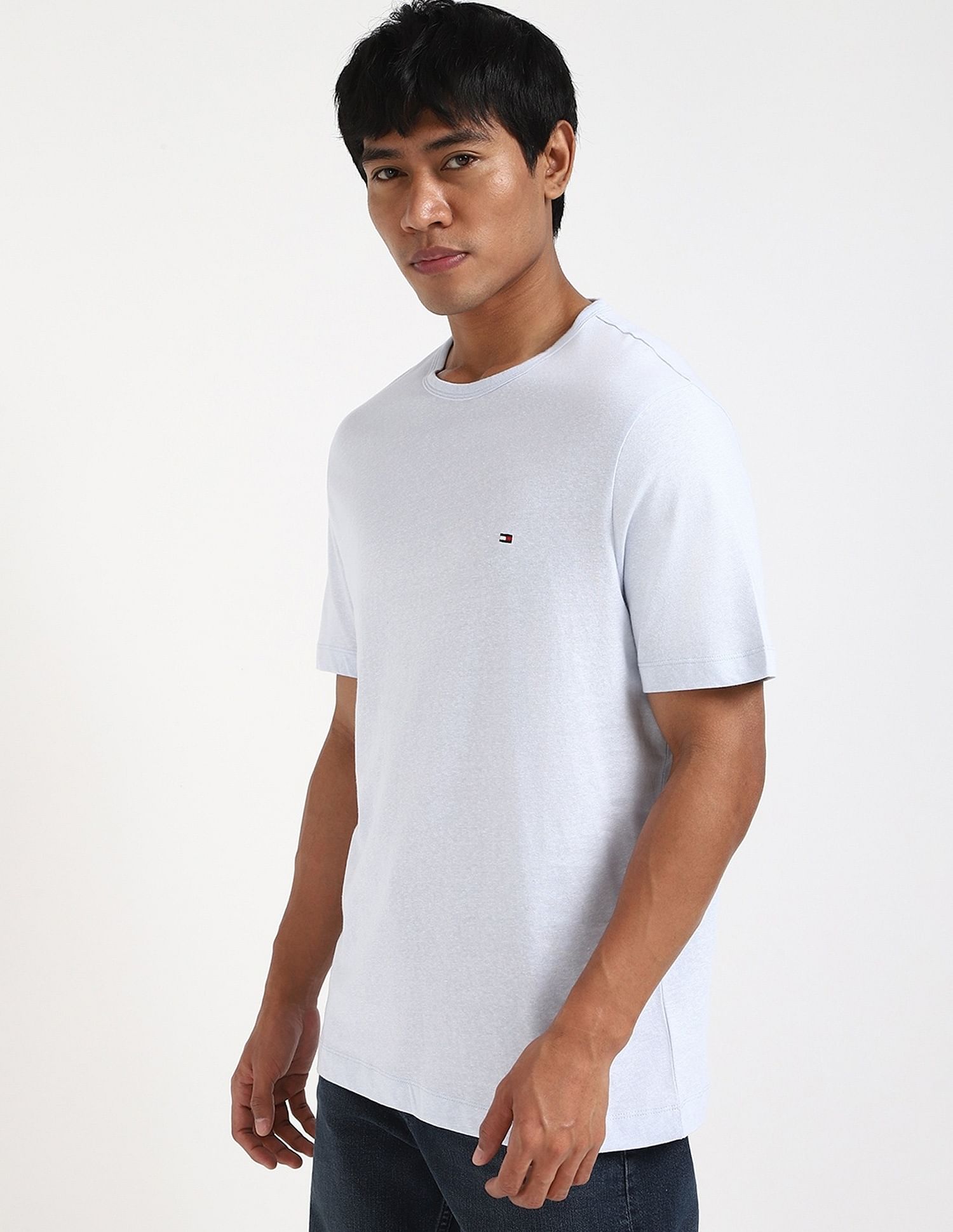 Tommy Hilfiger Solid Regular-Fit Cotton T-Shirt
