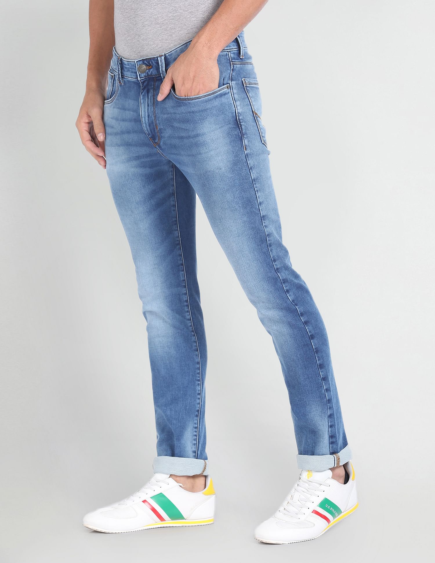 U.S. Polo Assn. Denim Co. Regallo Skinny Fit Blue Jeans