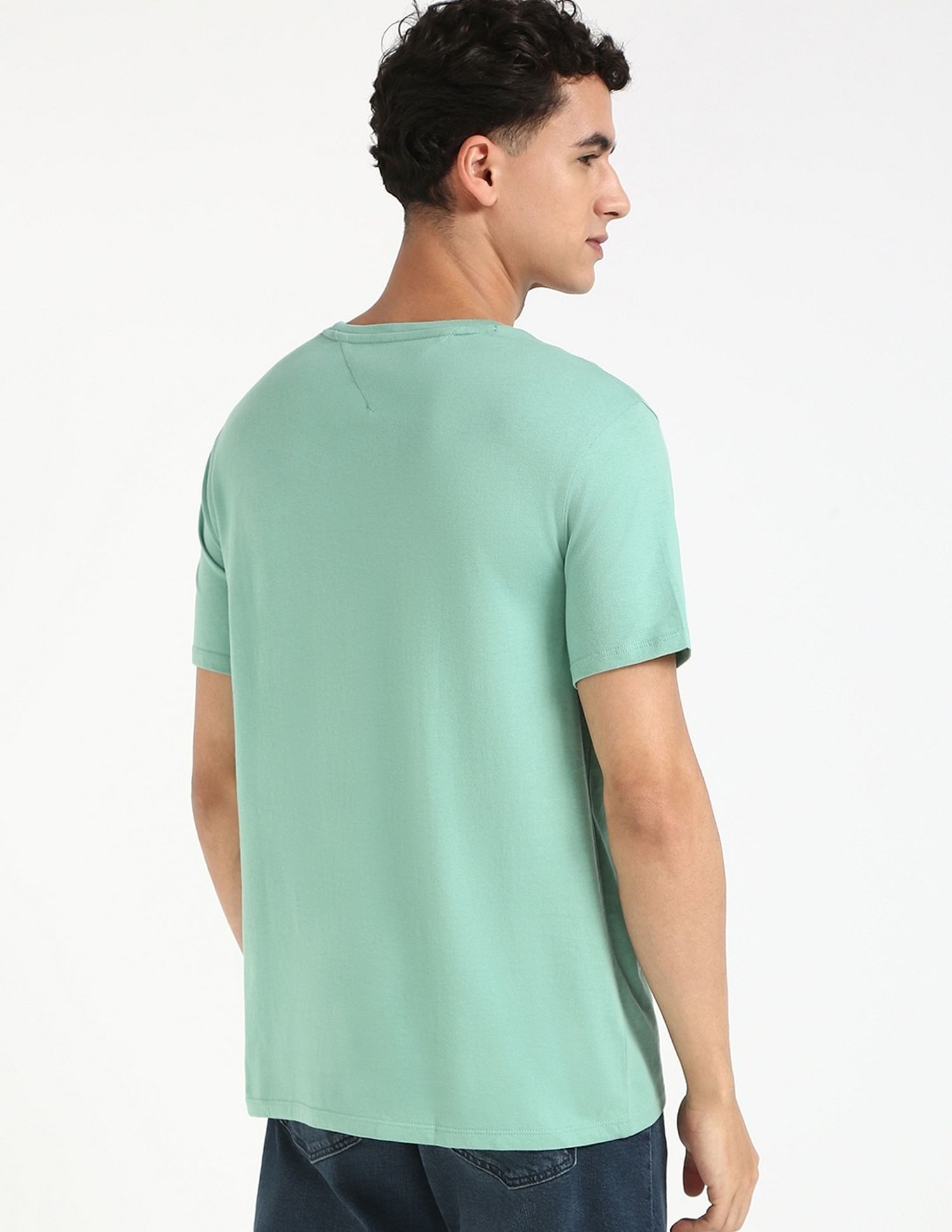 Tommy Hilfiger Solid Regular-Fit Cotton T-Shirt