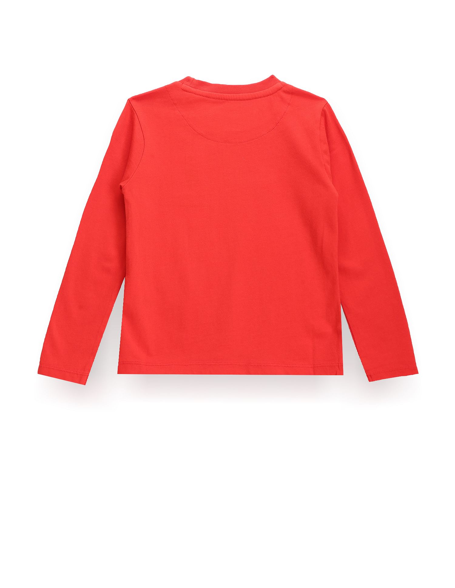 2t red long sleeve shirt