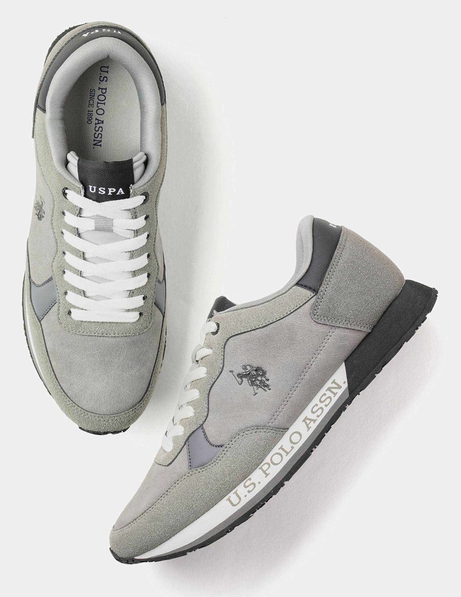U.S. Polo Assn. Men Caspian 2.0 Colour Blocked Sneakers