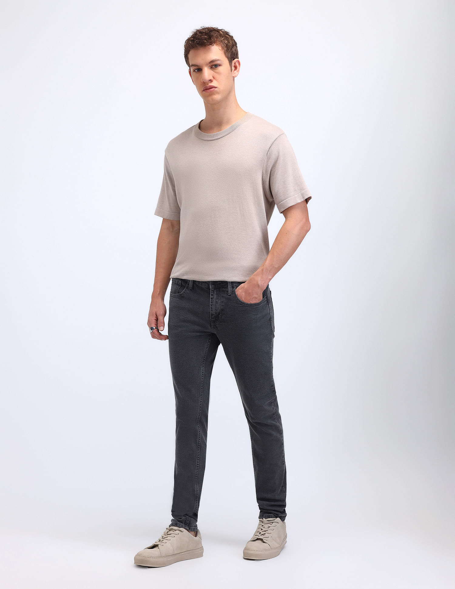 Flying Machine Jackson Skinny Fit Mid Rise Jeans