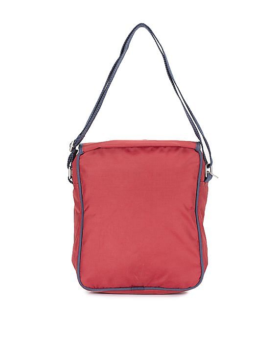 U.S. Polo Assn. Contrast Trim Flap Messenger Bag