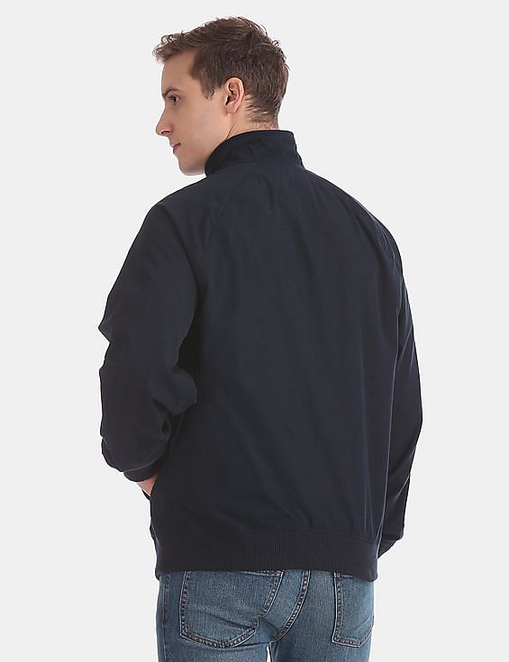 Buy GAP Men Men Blue Solid Harrington Jacket NNNOW