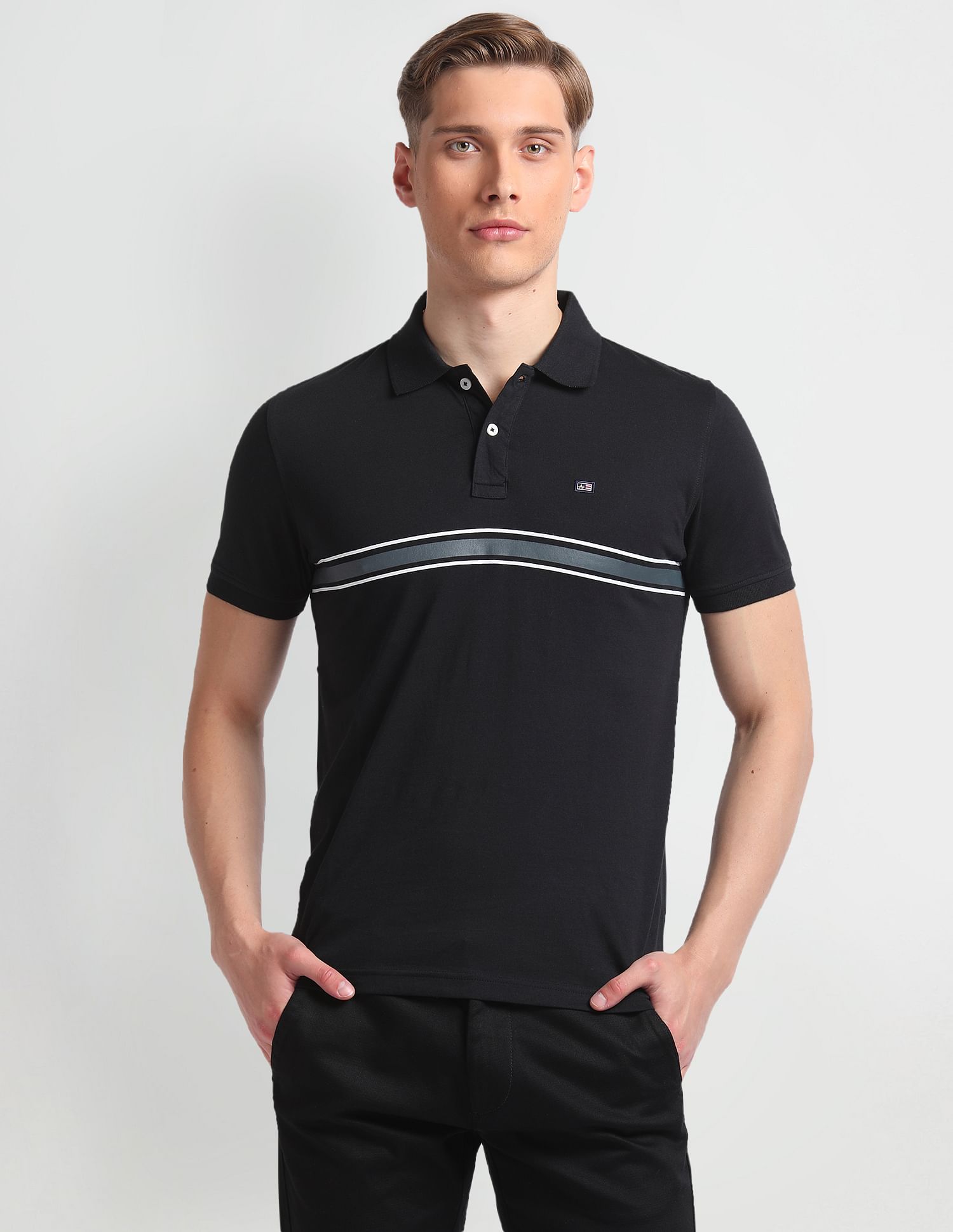 Jersey cotton polo clearance shirts