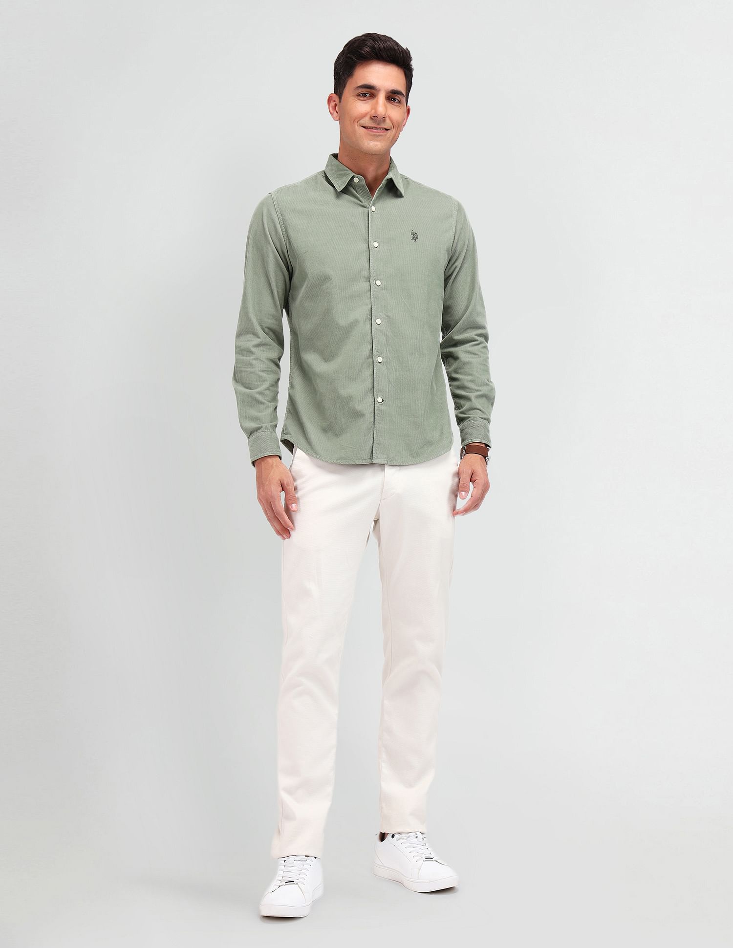 U.S. Polo Assn. Denim Co. Slim Fit Corduroy Shirt