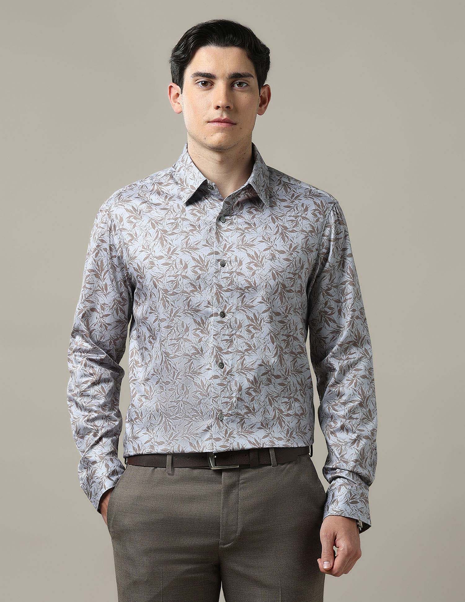 Arrow Tailored Fit Tropical Printed 1851 Shirt