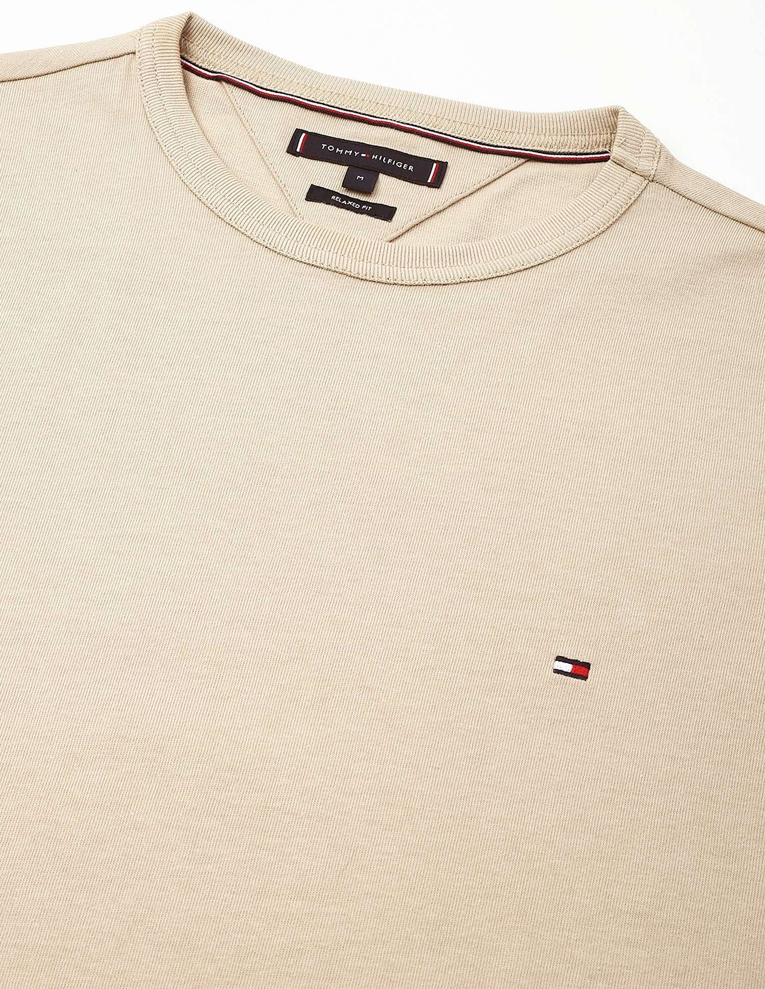 Tommy Hilfiger Solid Relaxed-Fit Cotton T-Shirt
