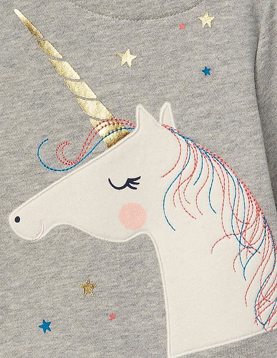 Gap baby unicorn best sale sweater