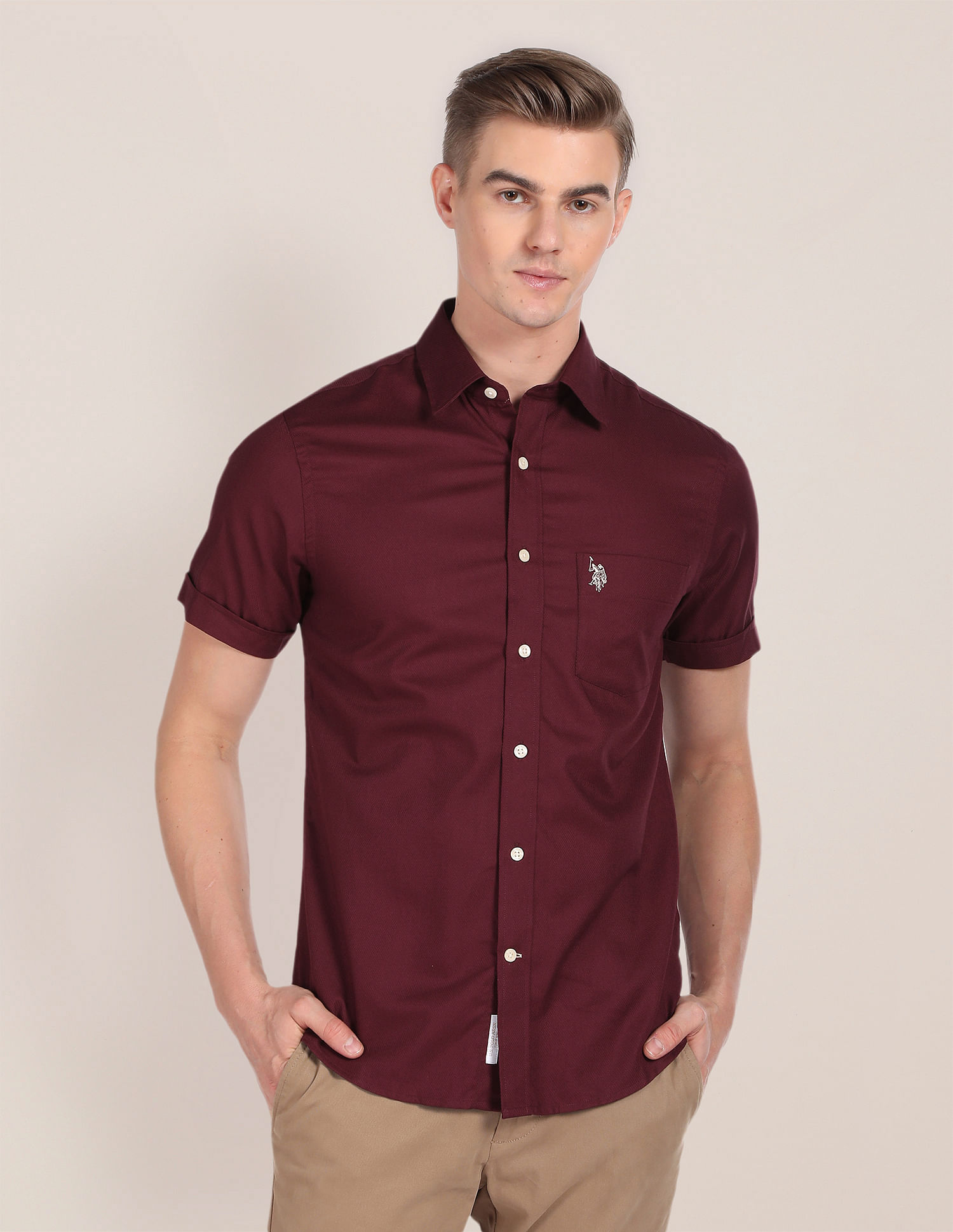 U.S. Polo Assn. Short Sleeve Solid Shirt