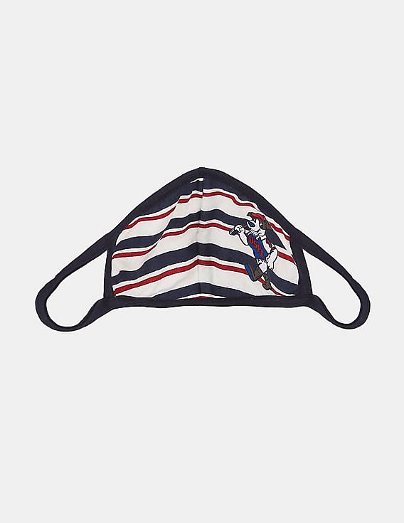 U.S. Polo Assn. Kids Triple Layer Antiviral Outdoor Face Masks - Pack Of 3