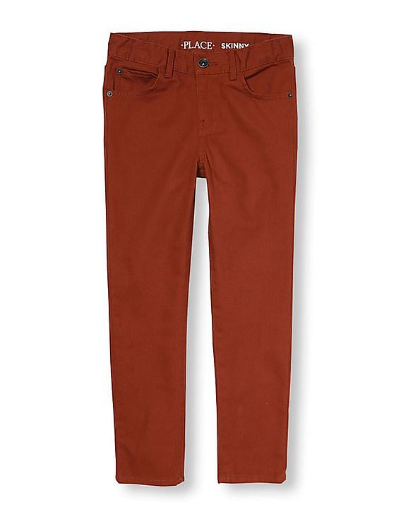 TALES & STORIES Slim Fit Boys Brown Trousers - Buy TALES & STORIES Slim Fit Boys  Brown Trousers Online at Best Prices in India | Flipkart.com