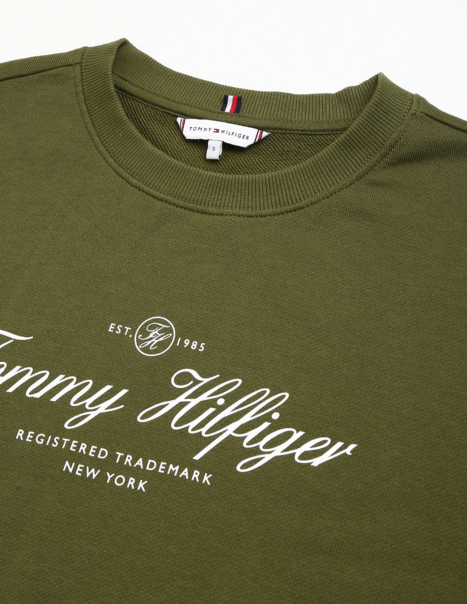 Tommy Hilfiger Script Cotton Sweatshirt