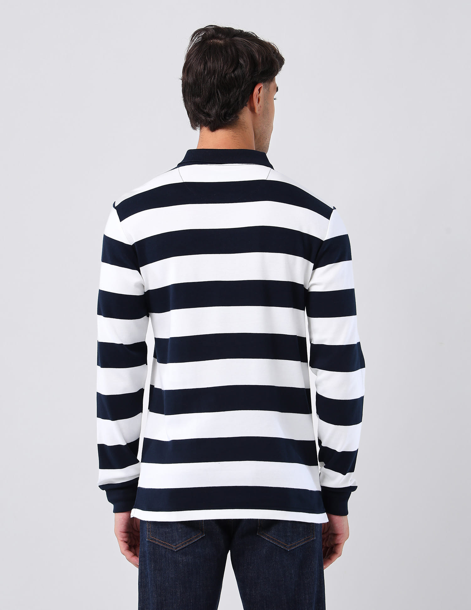 Buy U.S. Polo Assn. Horizontal Striped Regular Fit Polo Shirt