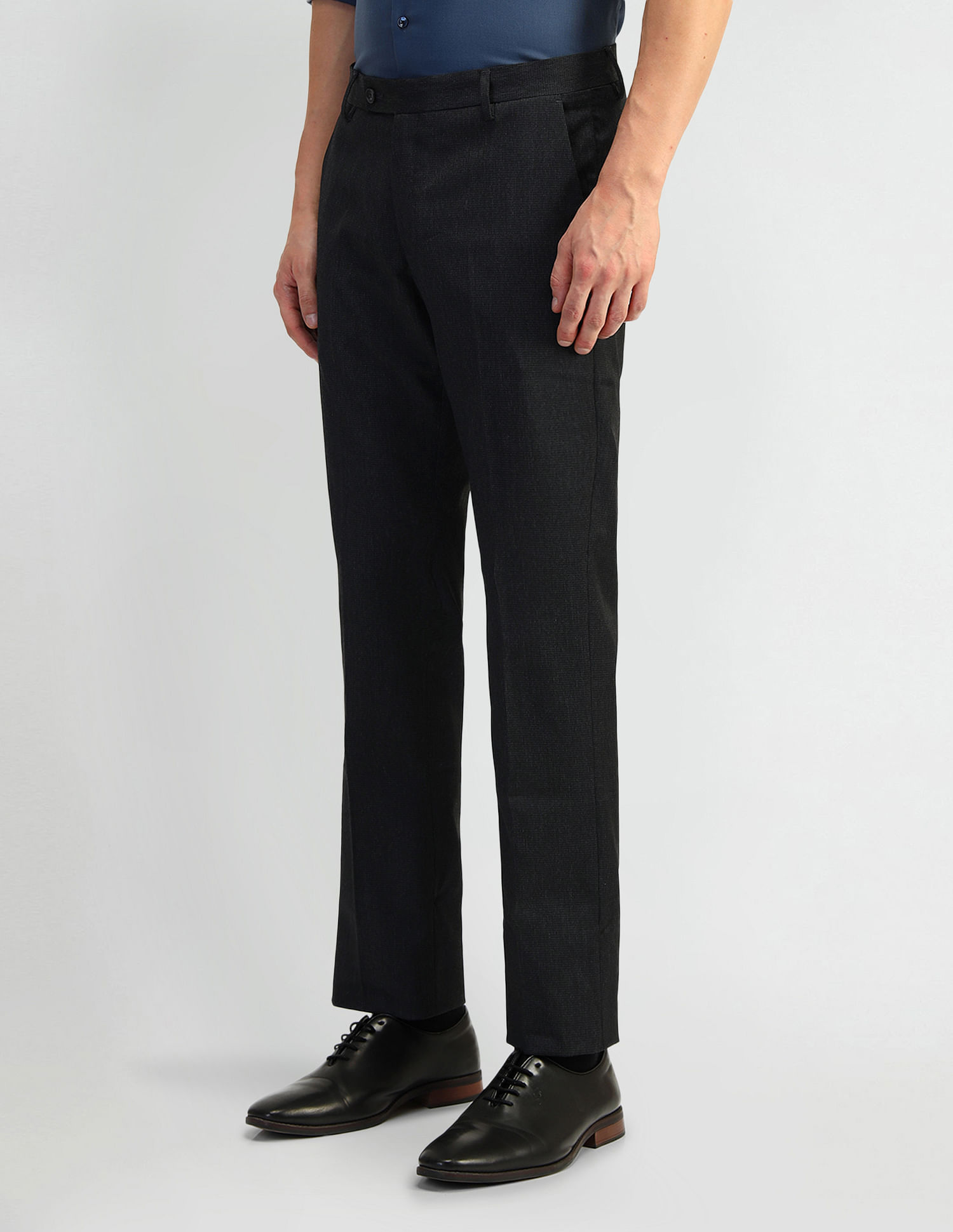 Arrow Mid Rise Tapered Fit Trousers