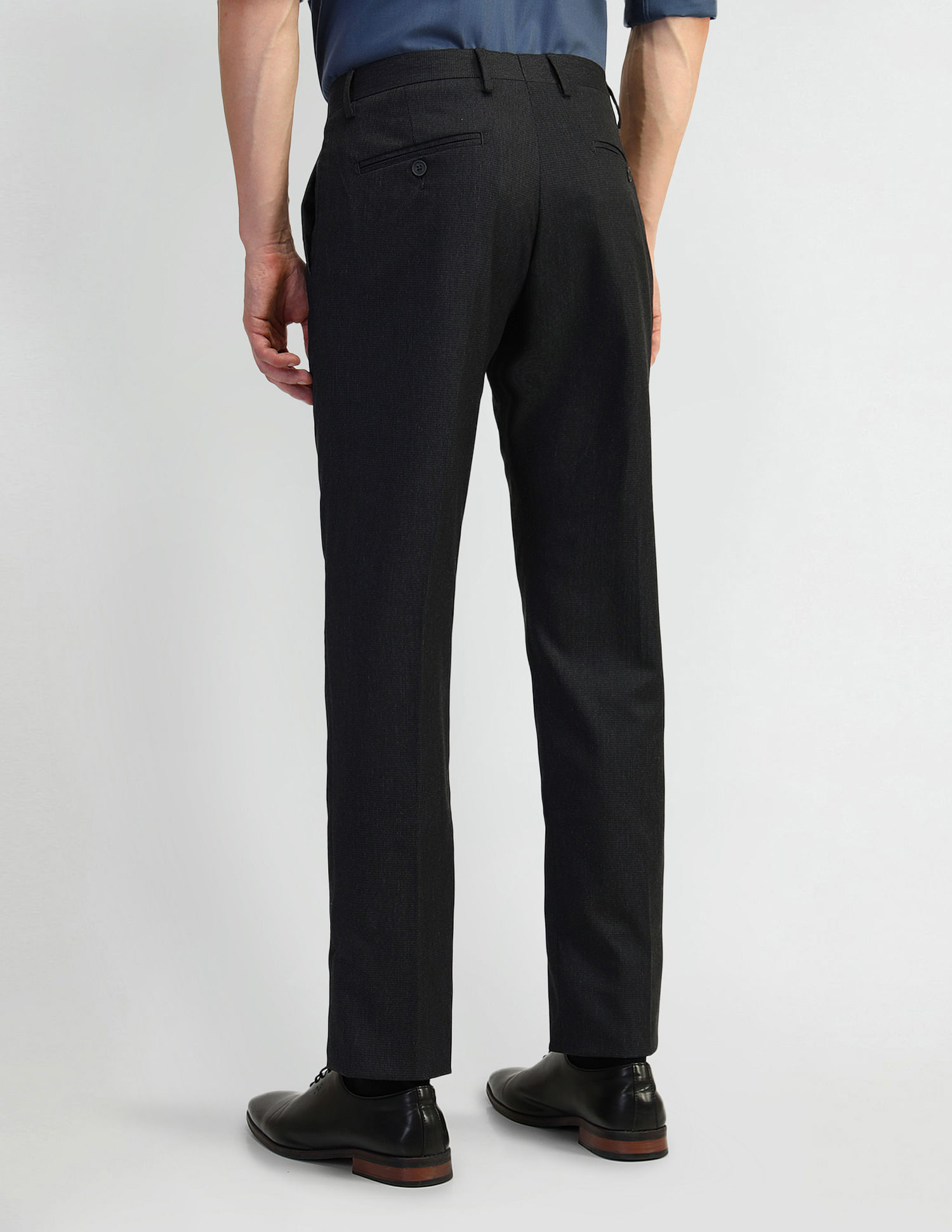 Arrow Mid Rise Tapered Fit Trousers