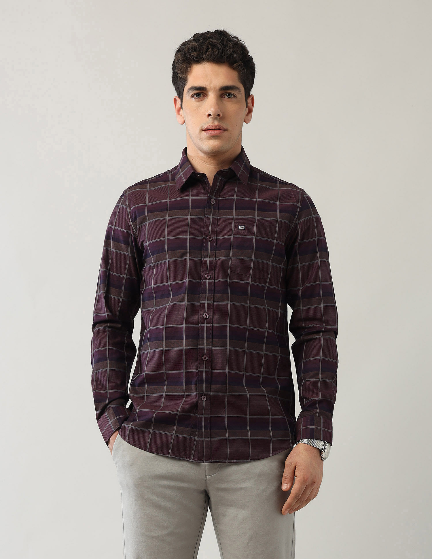 Arrow Sport Pure Cotton Slim Fit Shirt