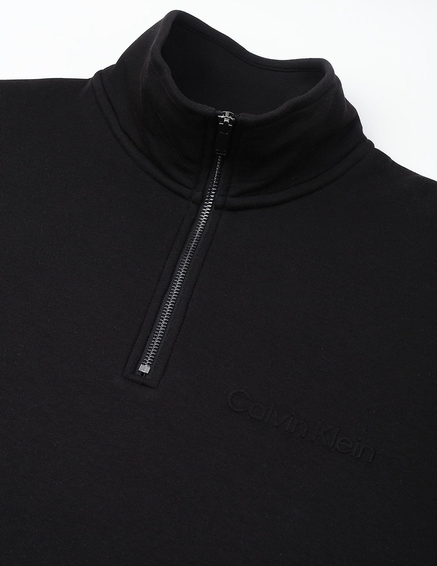 Calvin Klein Jeans Solid Relaxed-Fit Cotton Sweatshirt