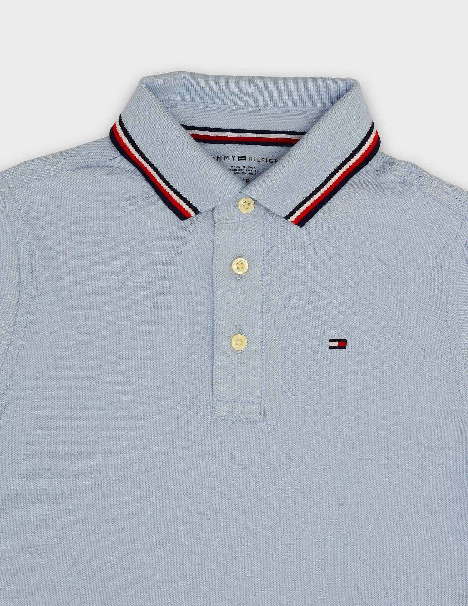 Tommy Hilfiger Kids Boys Solid Regular-Fit Cotton Polo Shirt