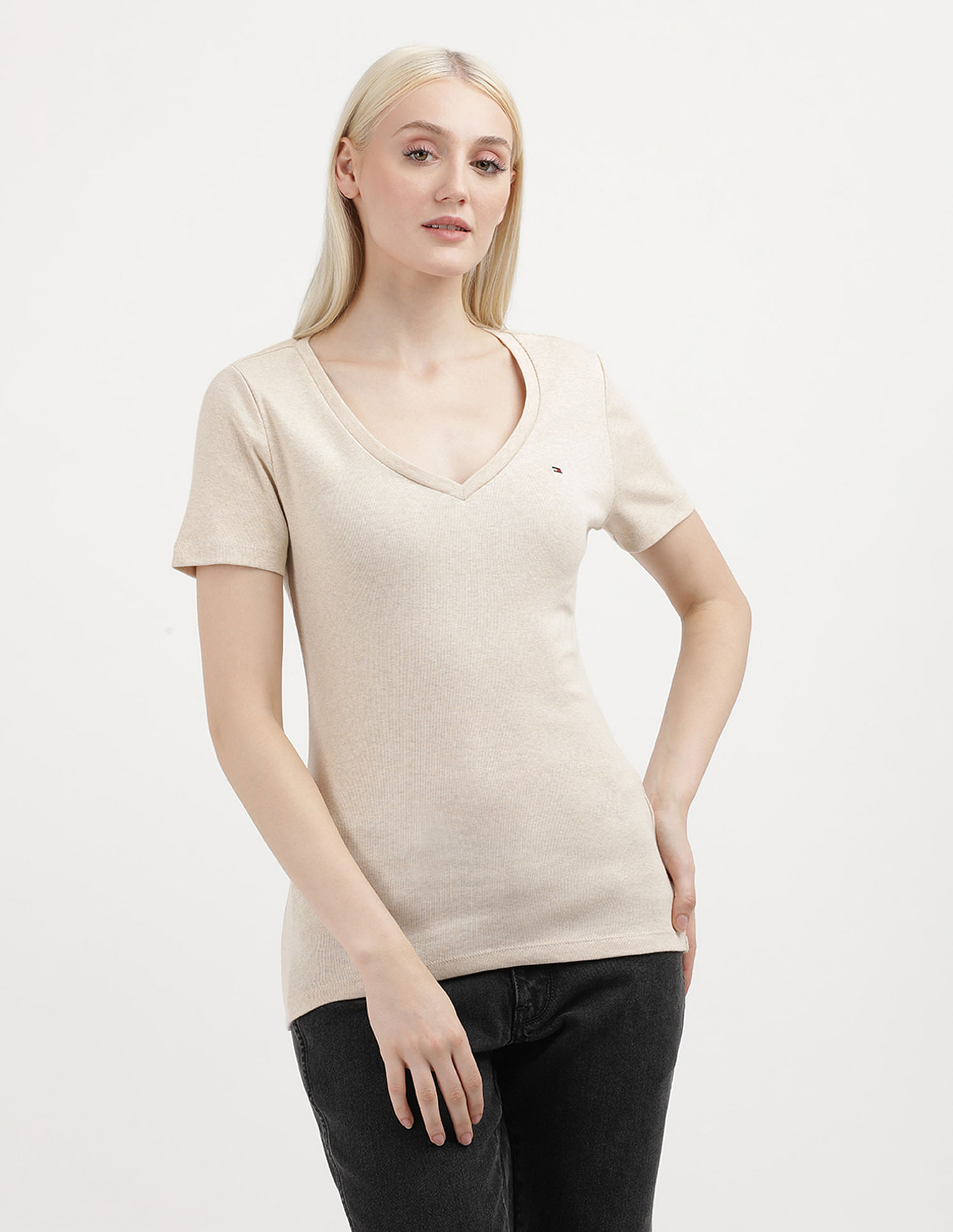Tommy Hilfiger V-Neck Fave Core Plus T-Shirt