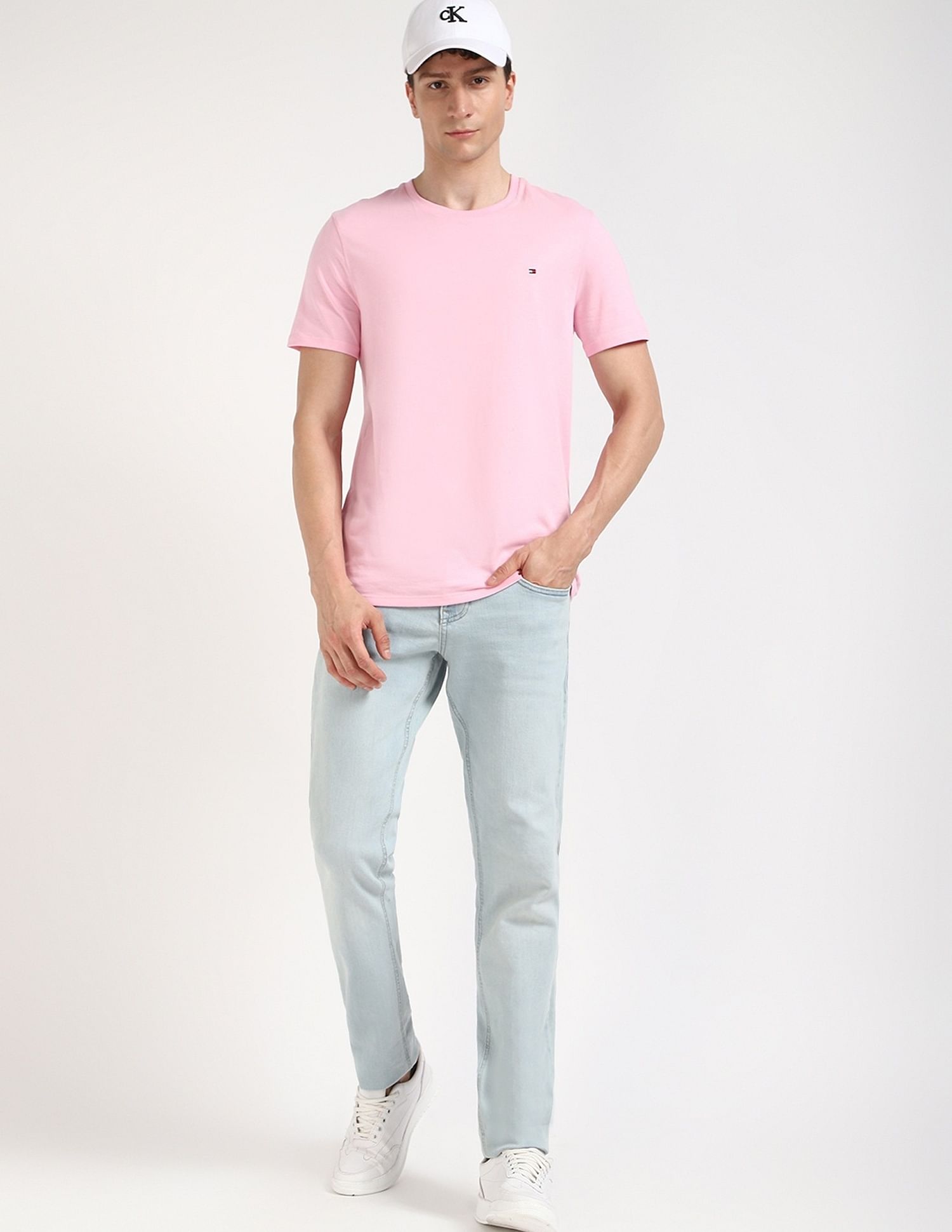 Tommy Hilfiger Solid Regular-Fit Cotton T-Shirt