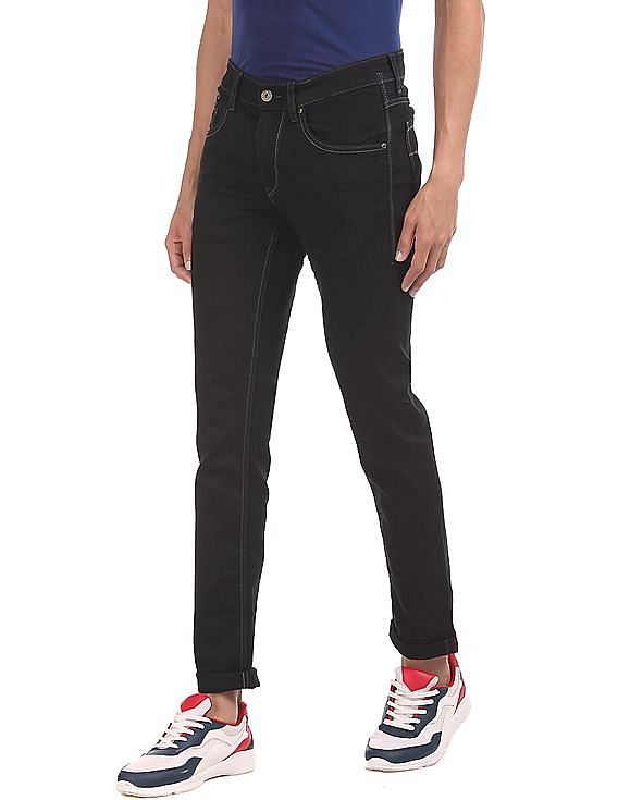 Flying Machine Jackson Skinny Fit Rinsed Low Waist Jeans