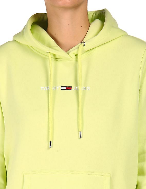 tommy jeans neon hoodie