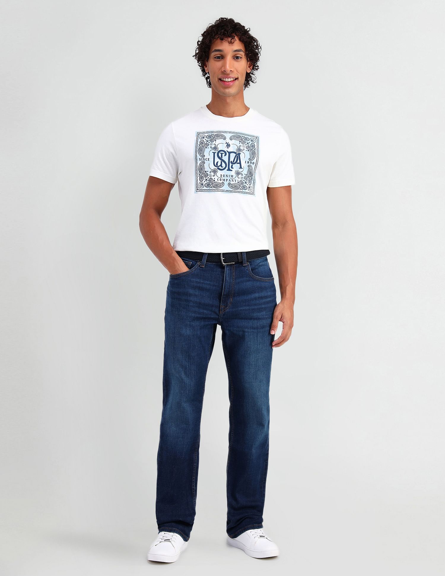 U.S. Polo Assn. Denim Co. Connor Bootcut Blue Jeans