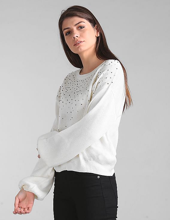 Gap white sweater hotsell