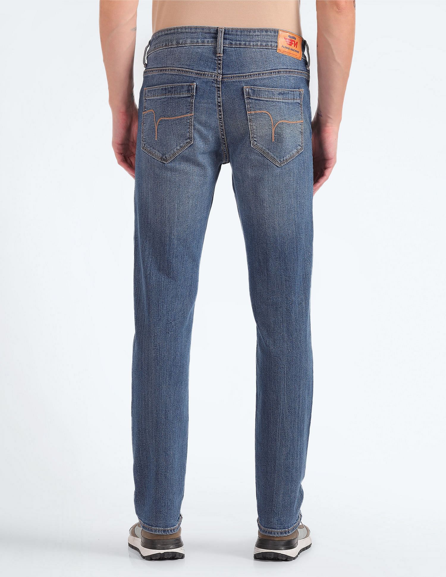 Flying Machine Jackson Skinny Fit Stone Washed Jeans