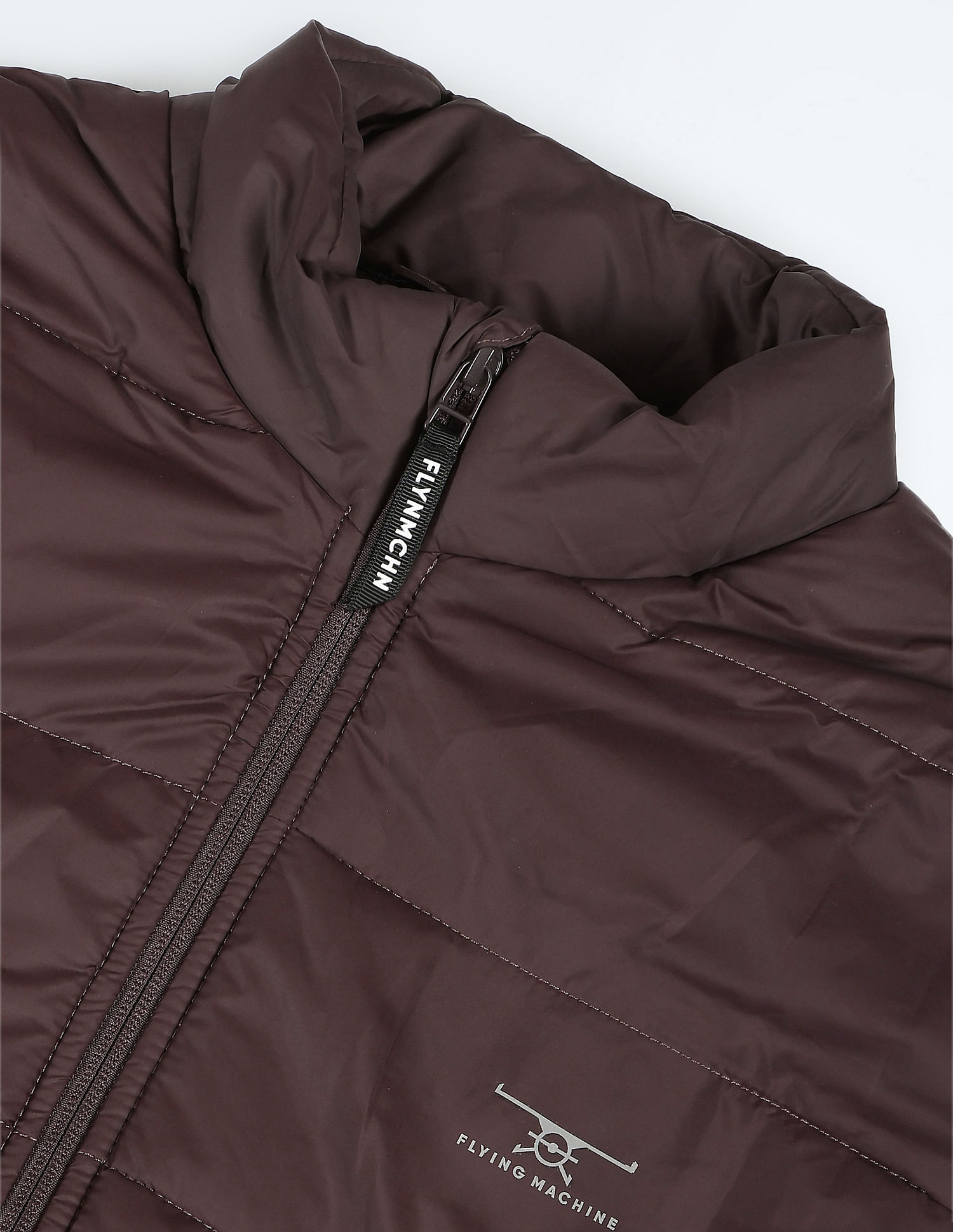 Flying Machine High Neck Solid Jacket