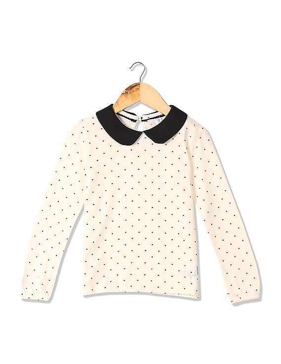 girls peter pan top