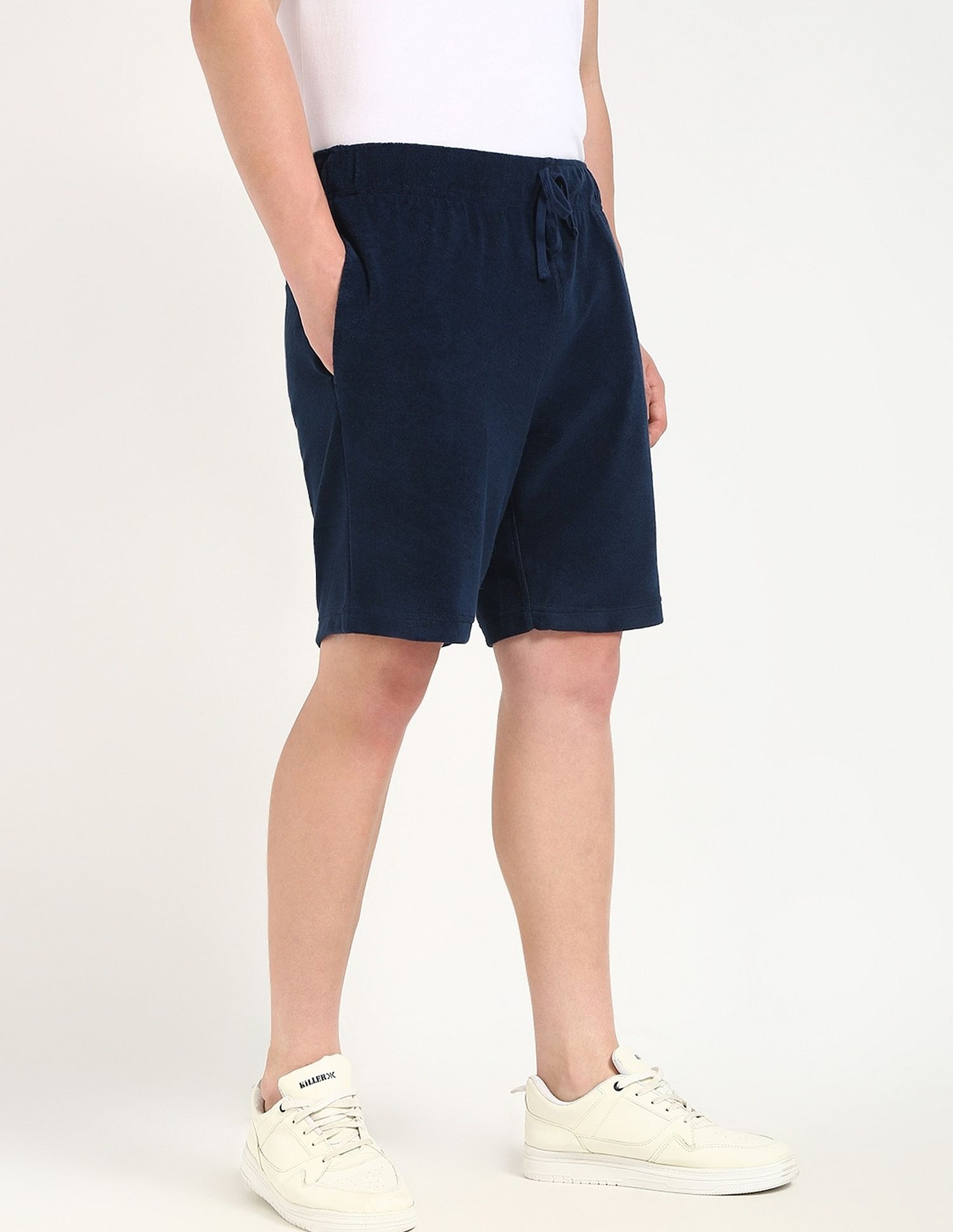 Tommy Hilfiger Relaxed-Fit Solid High-Rise Shorts