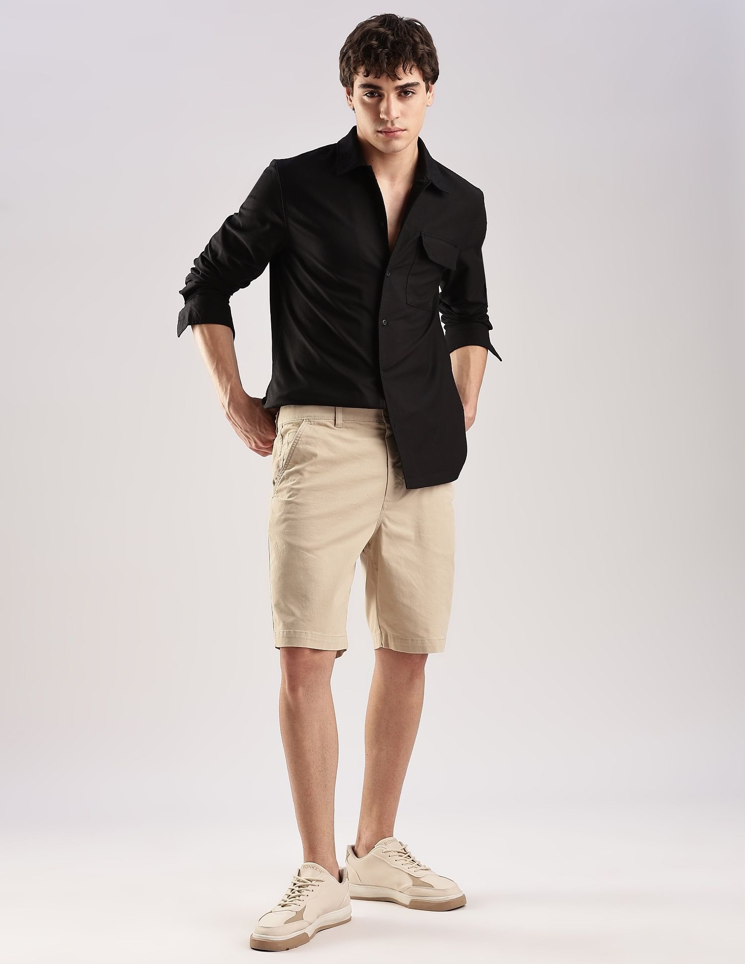 Calvin Klein Jeans Graph Checks Relaxed Fit Oxford Woven Shirt