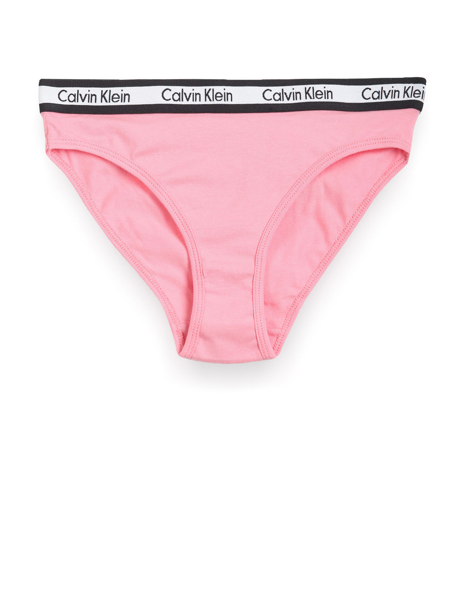 Buy Calvin Klein Underwear Girls Logo Waistband Bikini Panties - Pack Of 2  