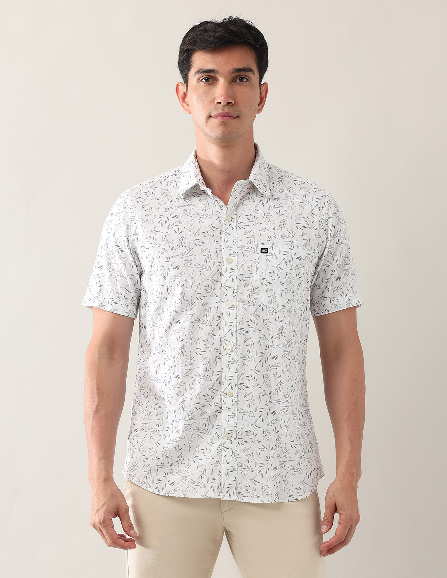 Arrow Sport Regular Fit Pure Cotton Shirt