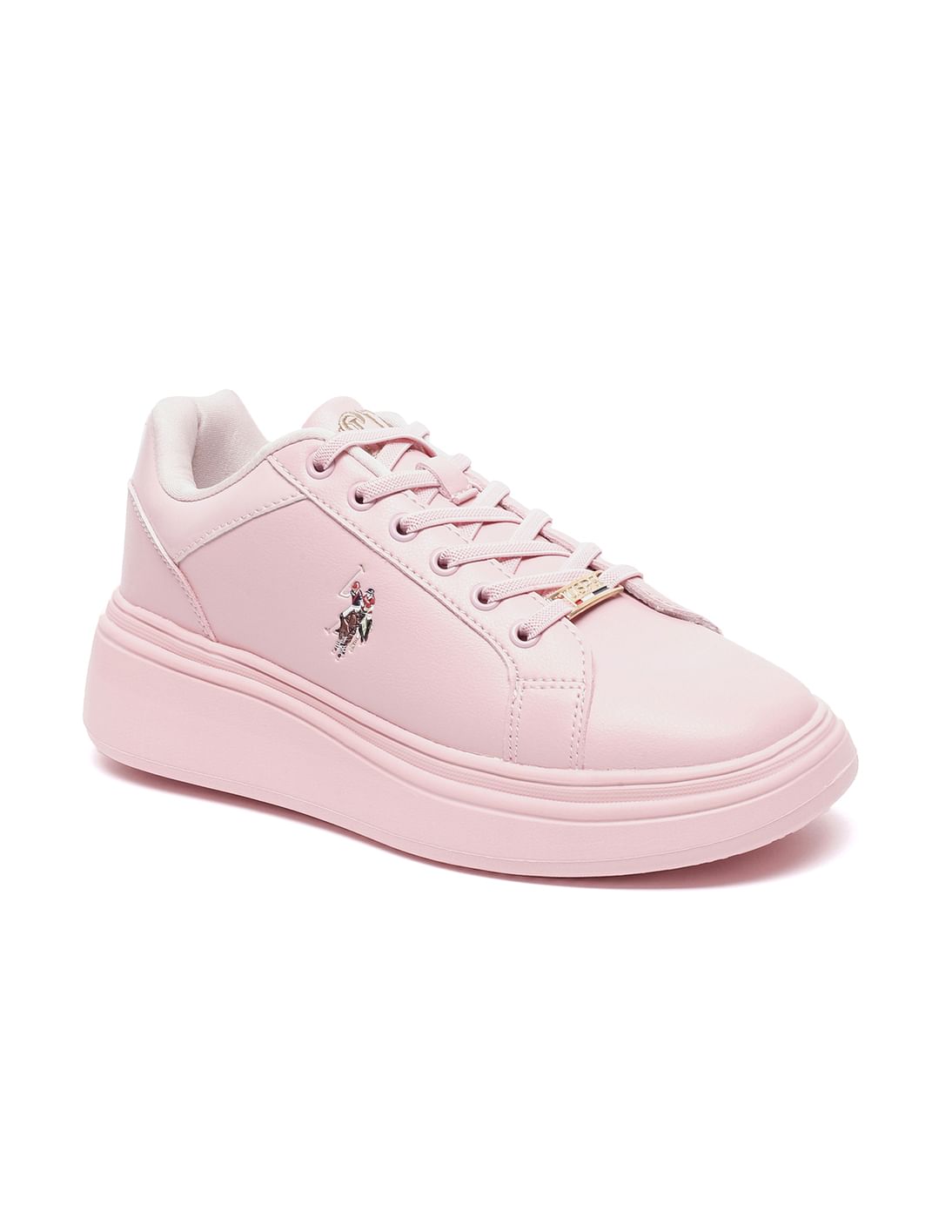 U.S. Polo Assn. Women Panelled Solid Lace Up Elsie Sneakers