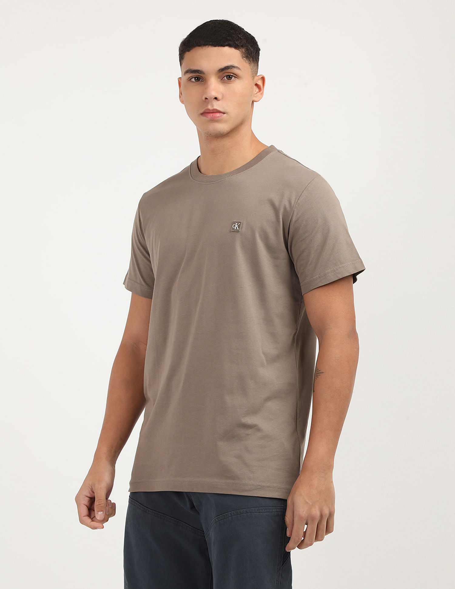 Calvin Klein Crew Neck Cotton T-Shirt