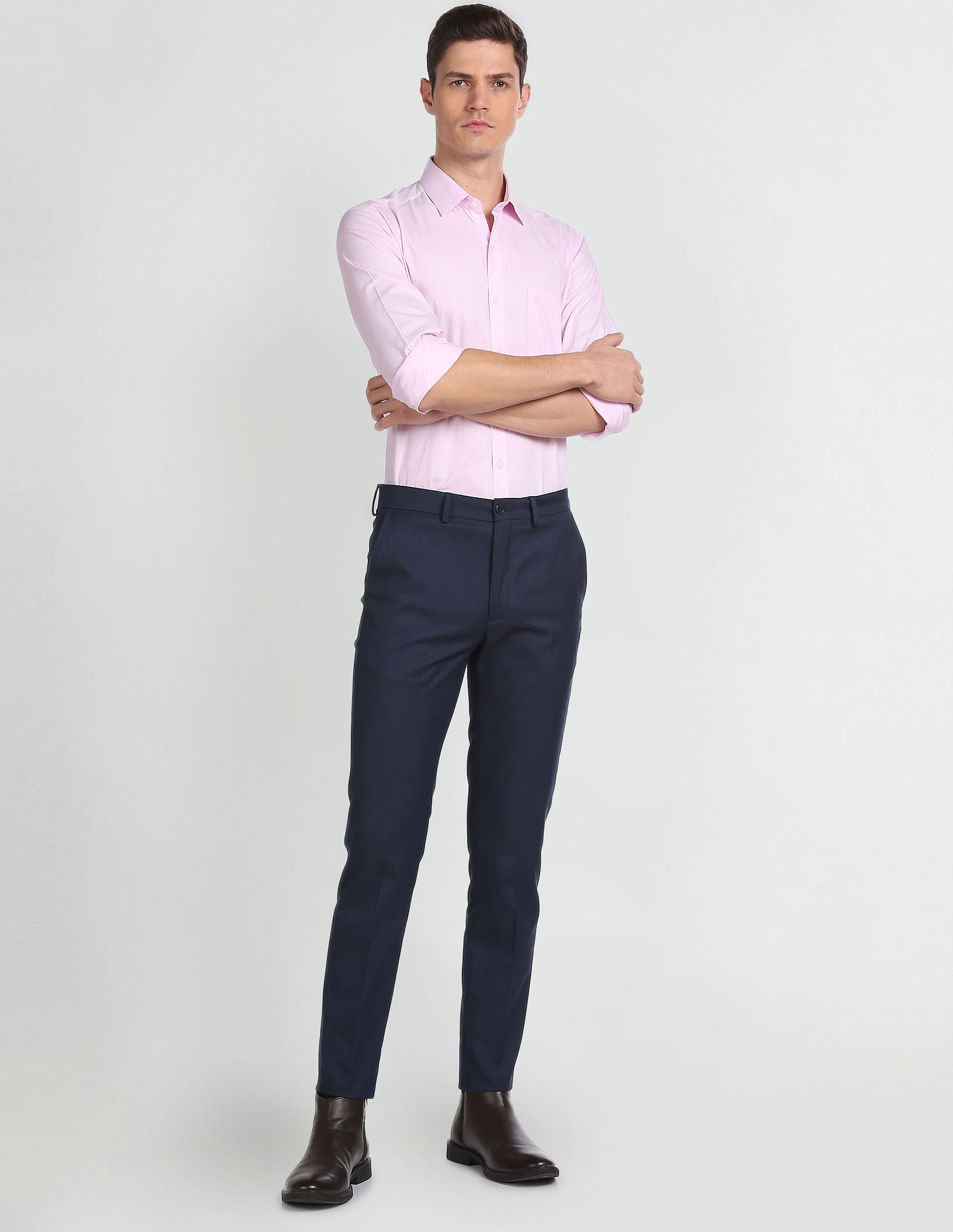 Arrow Manhattan Slim Fit Dobby Shirt