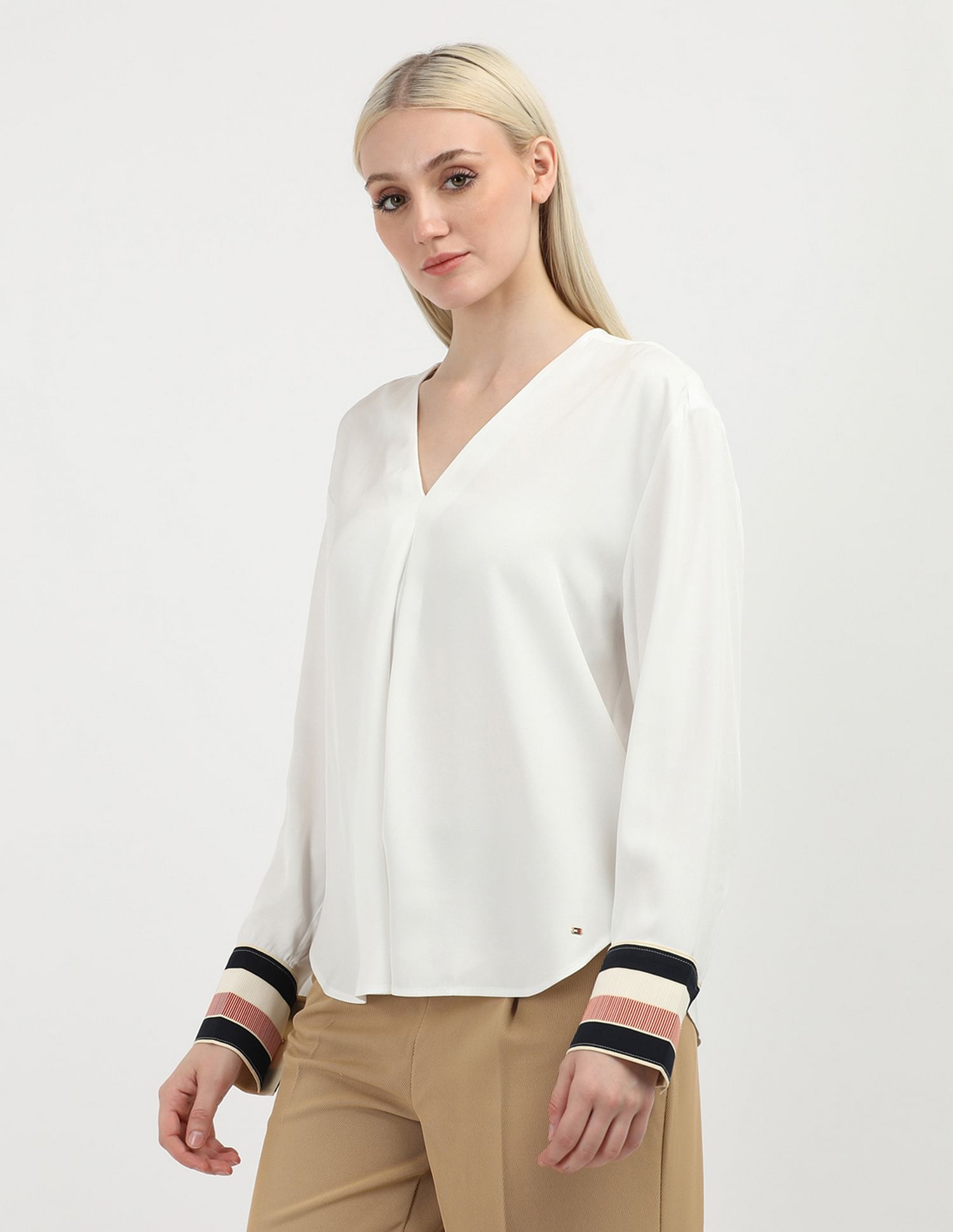 Tommy Hilfiger Relaxed Fit Solid Shirt