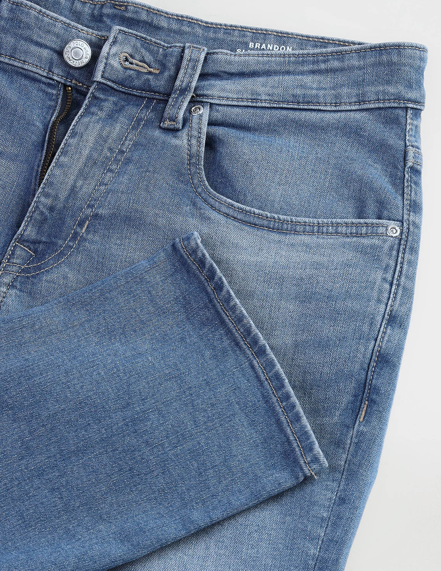 U.S. Polo Assn. Denim Co. Brandon Slim Tapered Fit Blue Jeans