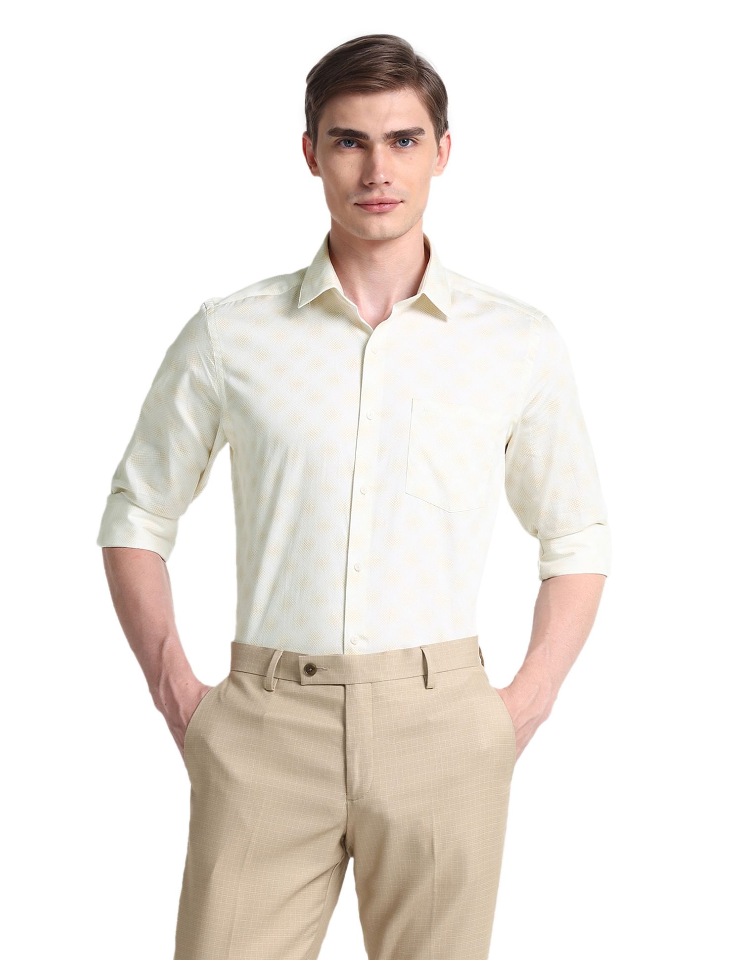 Arrow Manhattan Slim Cotton Shirt