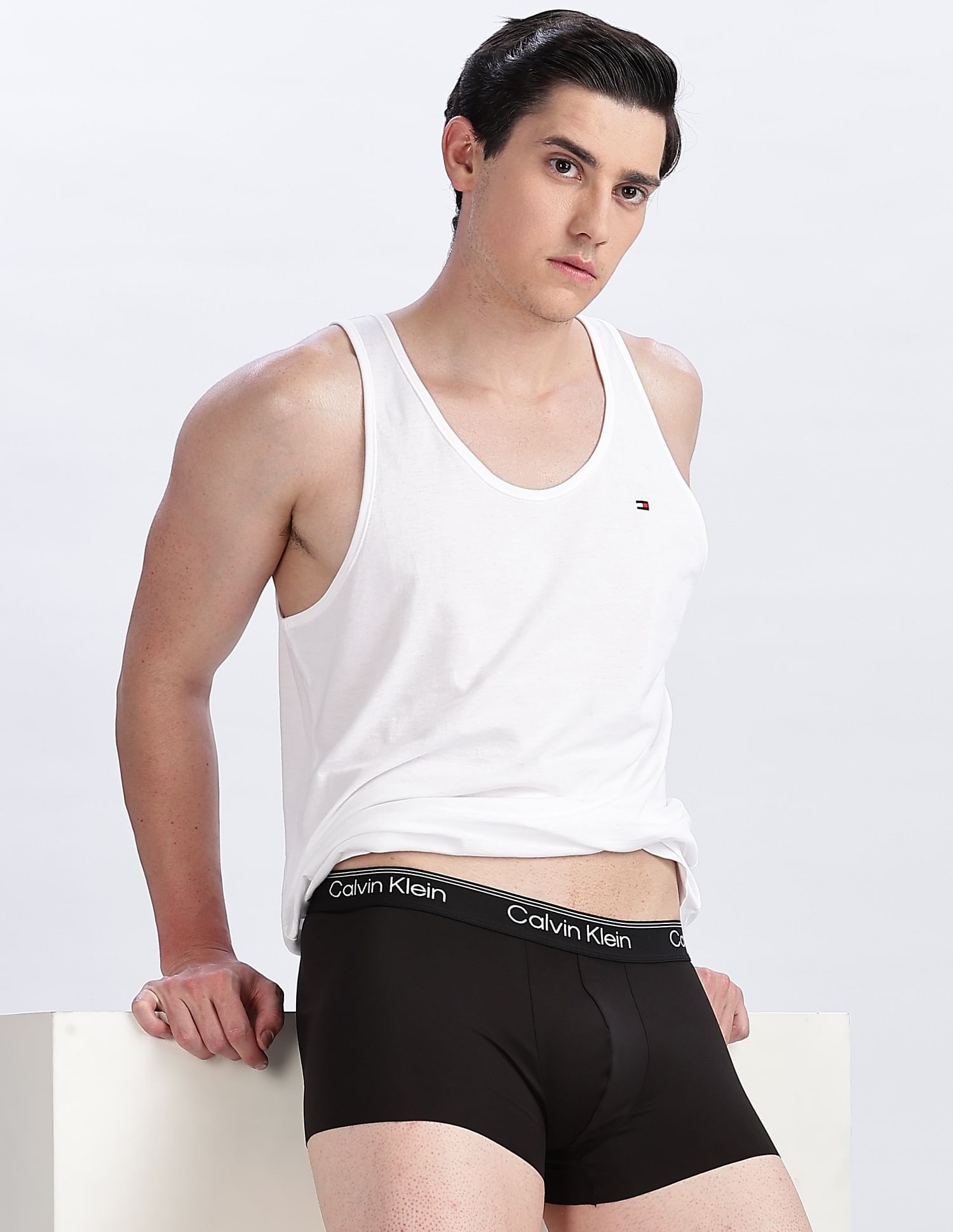 Calvin Klein Underwear Low Rise Solid Black Trunks