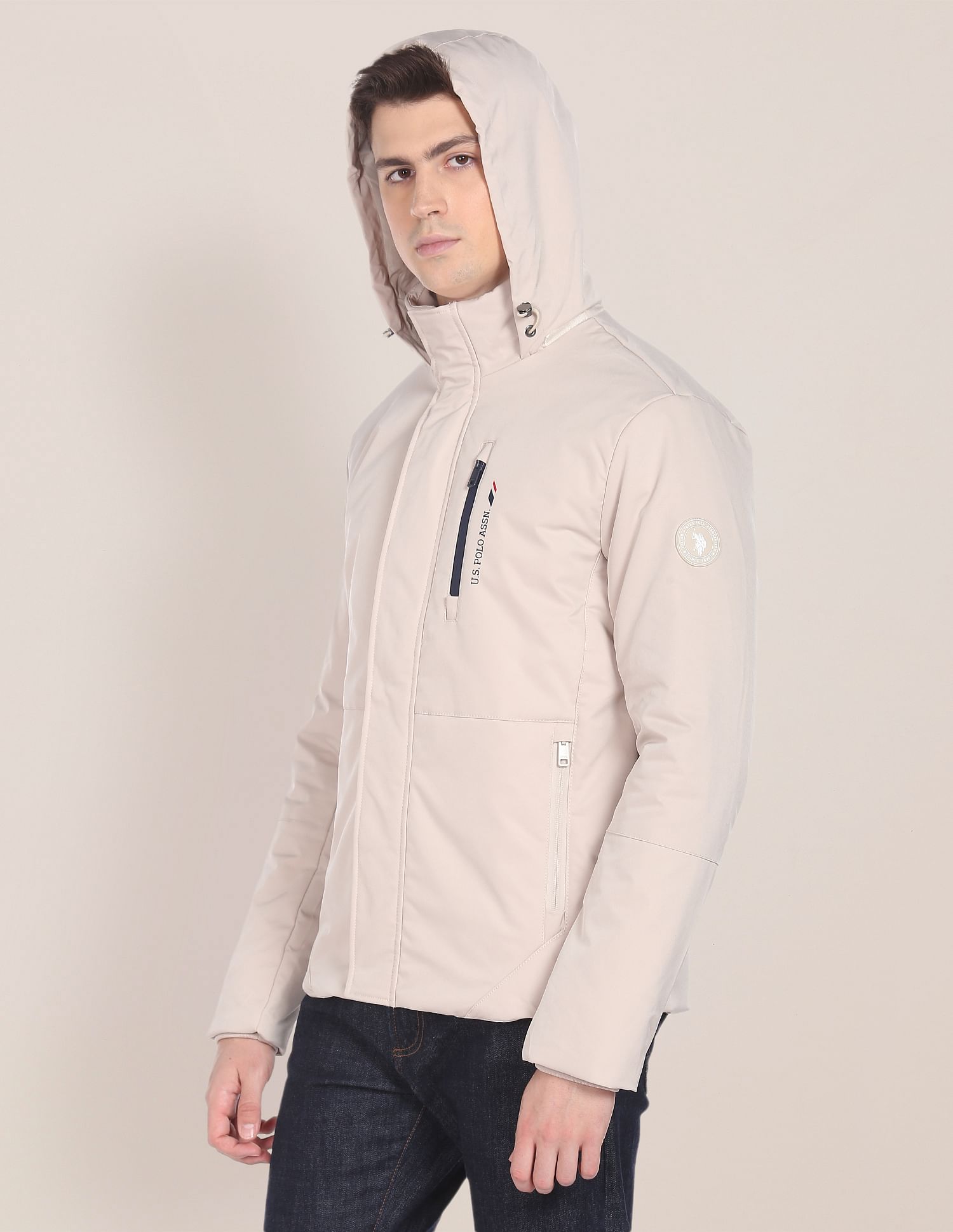 U.S. Polo Assn. Solid Hooded Jacket