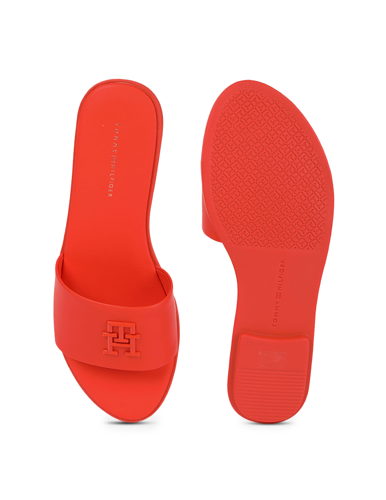 Buy Tommy Hilfiger Open Toe Pop Mule Sandals