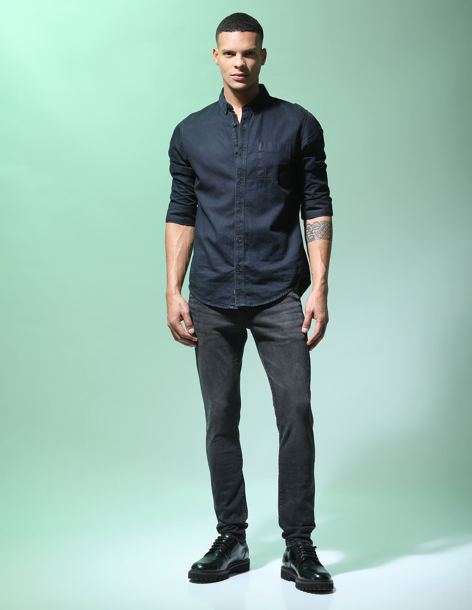 Flying Machine Super Skinny Fit Mid Rise Jeans