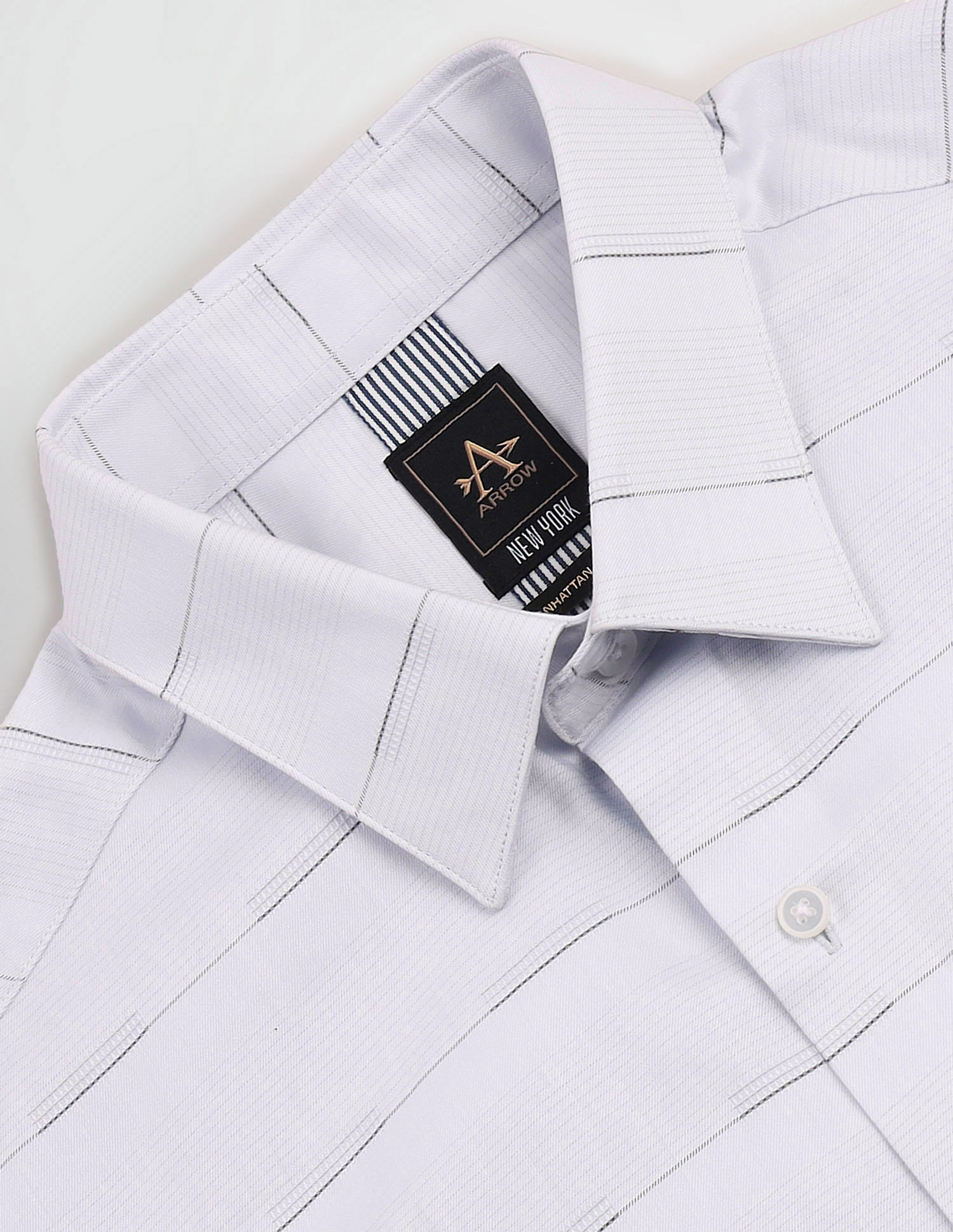 Arrow Newyork Horizontal Stripe Slim Fit Shirt